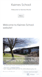 Mobile Screenshot of kaimesschool.com